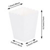100 Pièces Boîtes à Pop-Corn, Pop Corn Boite en Papier, Corn Bonbons Conteneur, Popcorn Carton, Sacs Popcorn pour Cinéma Théâ