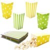 48 Pièces Petite Boîtes de Pop-Corn Sachet Pop Corn en Papier, Petite Sacs à Pop-Corn Cartons Bonbon Conteneur pour Noël Dan