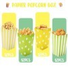 48 Pièces Petite Boîtes de Pop-Corn Sachet Pop Corn en Papier, Petite Sacs à Pop-Corn Cartons Bonbon Conteneur pour Noël Dan
