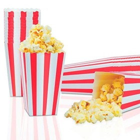 24 Pièces Pop Corn Boite, Pot a Pop Corn, Boite Pop Corn, Convient à Toutes Sortes de Vacances, Fêtes et Fêtes, Vous Pouvez A
