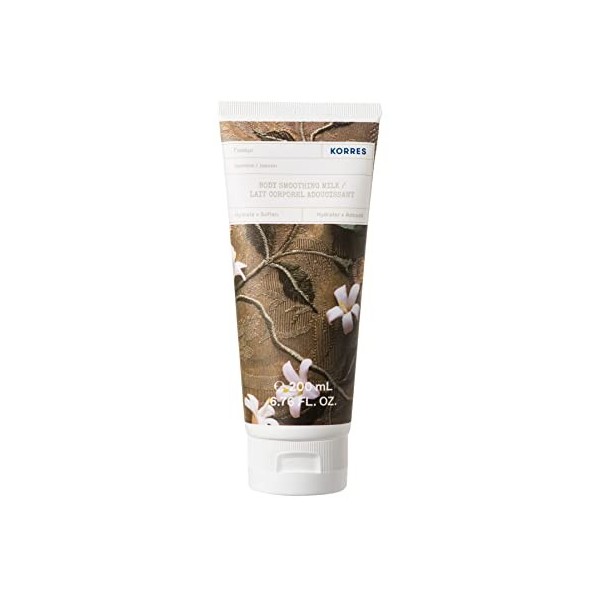 Korres Lait Corps Hydratant aux Extraits Naturels Vegan sans Paraben Senteur Jasmin 200 ml