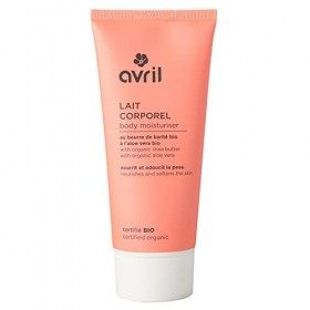 Avril - Lait Corporel Bio - Beurre de Karité Bio & Aloe Vera Bio - Nourrit et Adoucit la Peau - 98% dOrigine Naturelle - Cer