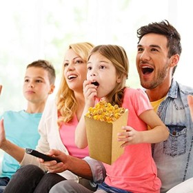 Boite Pop Corn Anniversaire, 30 Pièces Popcorn Boite, Cornet a Pop Corn, Pop Corn Boite, Cornet Papier pour Les Collations de