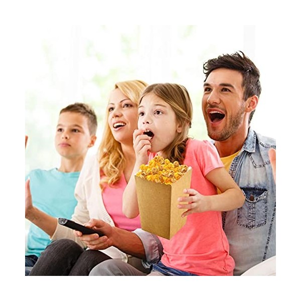 Boite Pop Corn Anniversaire, 30 Pièces Popcorn Boite, Cornet a Pop Corn, Pop Corn Boite, Cornet Papier pour Les Collations de