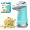 Edihome, Machine a Pop Corn, Popcorn, 1200 W, Comprend une cuillère de dosage, Popcorn prêt en 2 minutes Rouge 