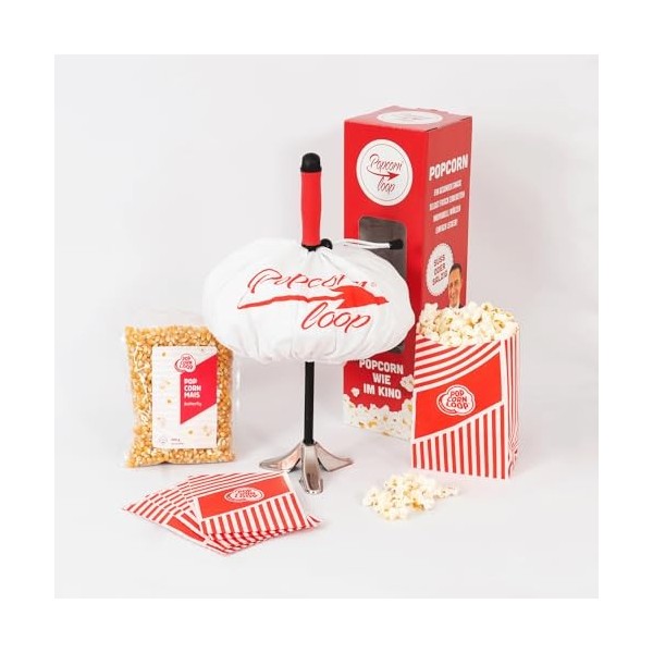 popcornloop Kit de fabrication de popcorn/maïs soufflé Kit de démarrage