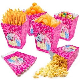 Fêtes Anniversaire Boîtes de Pop Corn 12 PCS,Anniversaire Sacs de Pop-Corn,Bonbons Conteneur,Sac de Fête pour Enfant,Popcorn 