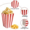 Lot de 50 sachets à pop-corn - Gobelets à pop-corn - Boîte à goûter - Sacs à bonbons - Pour soirée cinéma, collation rétro - 