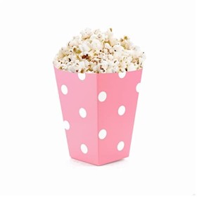 LASE C9, Pack 36 Uds Boite Pop Corn. Cornet en Carton. Récipient Boite Bonbon. Ensemble Decoration Anniversaire, Baby Shower 