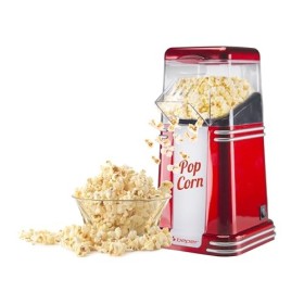 BEPER 90.590Y Machine à Pop-Corn, Pop-Corn en 3 Minutes, Sans Matières Grasses, Circulation dAir Chaud, Puissance 1200W, Rou