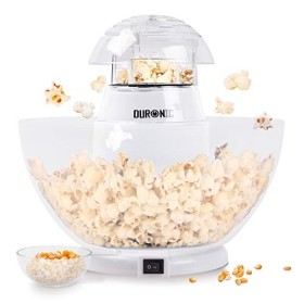 Duronic POP50 WE Machine à Pop corn 1200W Appareil pour Popcorn Maïs soufflé facile sans huile Bol Démontable sans BPA 50 à 6