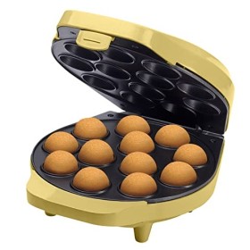 Bestron Appareil à cake-pops au design rétro, Sweet Dreams, Revêtement antiadhésif, 700 W, Rose pour Salle à manger