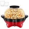 SIKITUT Machine a Pop Corn, Machine à Popcorn pour la Maison, avec Revêtement Antiadhésif et Surface Chauffante Amovible, 5L,