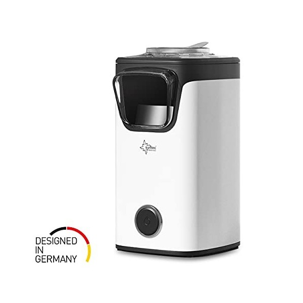 SUNTEC Machine à popcorn à air chaud POP-8618 fat free [Du délicieux popcorn sans ajout de matière grasse, fonctionnement à l
