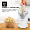 Clatronic PM 3635 machine à pop-corn électrique, machine à pop-corn pour la maison, préparation rapide avec bac de portionnem