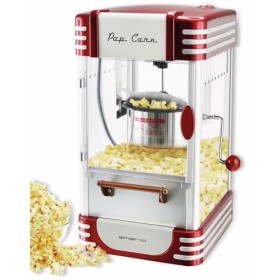 emerio Machine à Pop-Corn POM-120650, récipient antiadhésif, Convient également pour Les Pop-Corn sucrés ou salés, 360 W, Rou