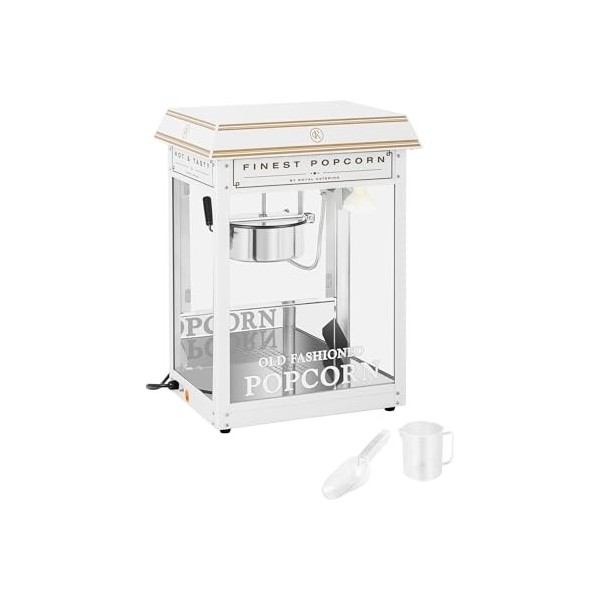 Royal Catering Machine À Popcorn Pop Corn Professionnelle Appareil Professionnel Sucré Caramel Distributeur Machine Rétro RCP