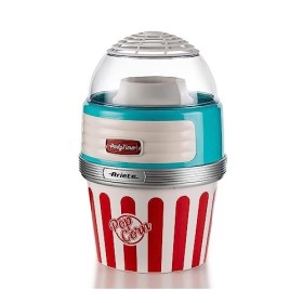 Ariete 2957 Machine à popcorn XL Party Time, Appareil à popcorn, 1.100 W, cuisson à air chaud, bol amovible, bleu