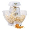 Cornfit PM 1160 Machine à popcorn automatique avec grand bol amovible 4,5 l Blanc
