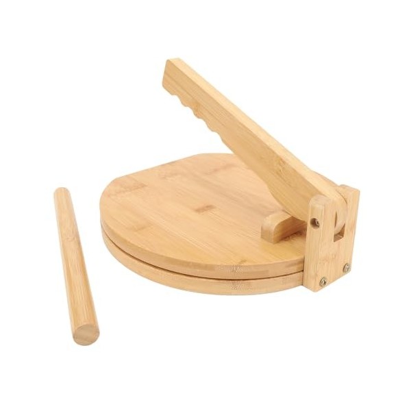 Presse à Tortilla Dumpling Chapati Maker Manuel Tortilla Maker Presse à Tortilla de Maïs Ronde avec 50 Papier Parchemin pour 