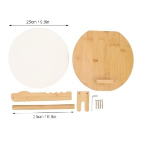 Presse à Tortilla Dumpling Chapati Maker Manuel Tortilla Maker Presse à Tortilla de Maïs Ronde avec 50 Papier Parchemin pour 