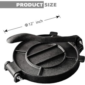 Presse à tortilla, en fonte, 30 cm, machine à tortilla, machine à tortilla, machine à tortilla, presse à tacos lourde, réglab