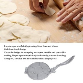 Presse à Tortillas en Alliage Daluminium, Machine Multifonctionnelle à Tortillas et Chapati Roti, Facile à Utiliser, Machine