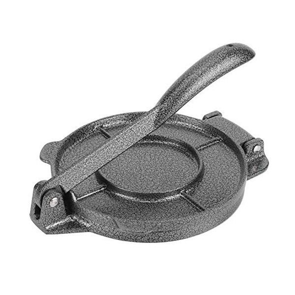 Presse à Tortilla en Fonte, Presse en Fonte Pataconera Quesadilla Roti Maker Machine à Tortilla Pré-assaisonnée pour Tortilla