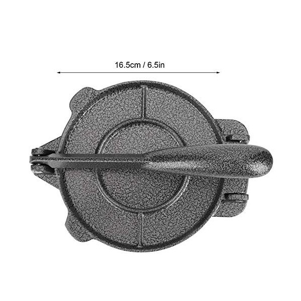 Presse à Tortilla en Fonte, Presse en Fonte Pataconera Quesadilla Roti Maker Machine à Tortilla Pré-assaisonnée pour Tortilla