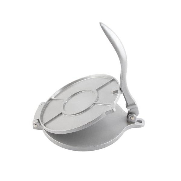 Presse à Tortillas, Machine à Tortillas en Alliage Daluminium de 20 Cm avec Outil de Pressage Roti à Poignée Incurvée pour l