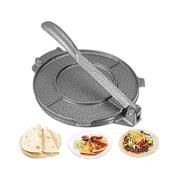BITHEOUT Machine à Tortillas, Presse à Tortillas antiadhésive Robuste, Multifonction Durable et Facile à Nettoyer pour Access