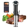 Sous Vide,Cuiseur sous vide grand écran tactile 1100 Watt Cuiseur de précision, thermostats dimmersion, Stick Sous Vide Cuis