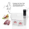 Récipient sous vide pliable avec charnières de 11 litres avec couvercle pour cuisson de précision