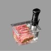 AILOOCEDI Récipient Sous Vide Récipient Sous Vide Pliable à Charnière de 11 L avec Couvercle pour Cuiseur Culinaire Précis à 