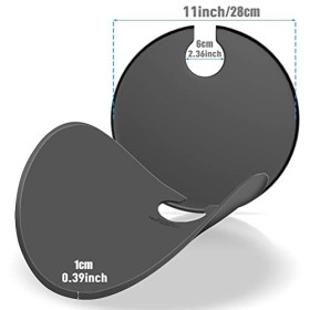 JTLB Couvercle sous Vide en Silicone de qualité Supérieure, pour Les Marmites, Incroyable à des Fins de Cuisson Noir 