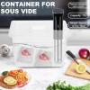 LenTLy Récipient sous Vide à Charnière Pliable 11L, Chauffage Rapide, calibré, Durable, avec Couvercle pour Cuiseur Culinaire