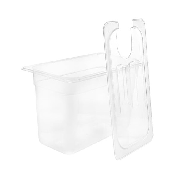 Luxshiny Récipient Sous Vide Avec Couvercle Marmite Sous Vide Récipient Mijoteuse Récipient De Cuisson Compatible Avec Marmit