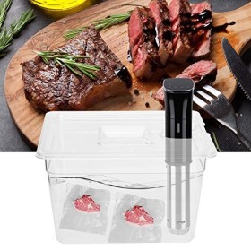 Récipient sous vide pliable, capacité jusquà 11 L avec couvercle pour ustensiles de cuisine sous vide