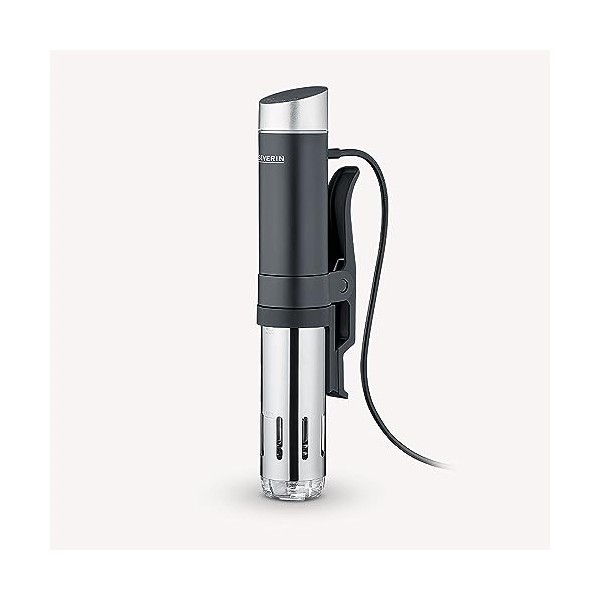 SEVERIN SV 2451 39.5 Stick sous vide avec commande tactile et puissant écran LED pour appareils traditionnels, acier inoxydab