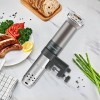 KitchenBoss Cuiseur sous vide : recettes LCD colorées | G321 Silver | Ultra silencieux | Moteur CC sans balais | 1100 W | Éta