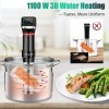 Cuiseur Sous Vide, TEEUCNY 1100w Cuisson Sous Vide, Termoplongeur Sous-Vide Cooker, Calculateur DImmersion De Cuisinière Ave