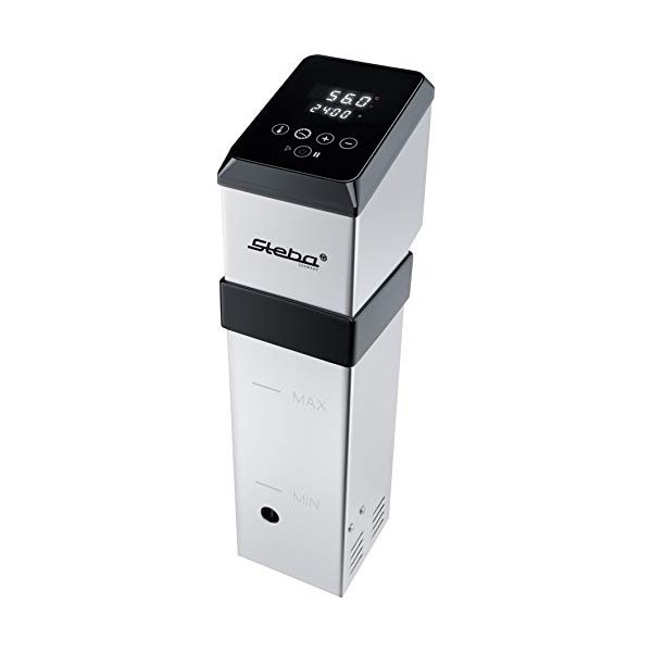 Steba Cuiseur sous cuiseur haute performance, étanche IPX 7, chauffe 30 litres en env. 45 min à 56 °C, écart max. 0,1 °C, cir