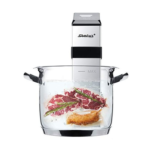 Steba Cuiseur sous cuiseur haute performance, étanche IPX 7, chauffe 30 litres en env. 45 min à 56 °C, écart max. 0,1 °C, cir
