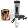 KitchenBoss Cuiseur Sous Vide,1100W, IPX7 Imperméable à leau,Calculateur dImmersion de Cuisinière,Thermostat Réglable pour 