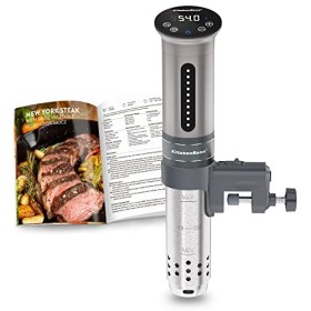 KitchenBoss Sous Vide Roner Cuisine à basse température Slow Cooker Circulateur thermique professionnel IPX7 étanche, minuter