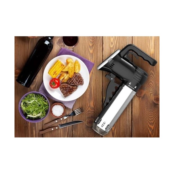 Wancle Dispositif Sous Vide pour la circulation de la température et la cuisson précise Noir