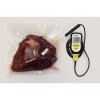 TFA Dostmann 14.1552.01 Thermomètre sous-vide numérique avec sonde en acier inoxydable et bande en mousse pour létanchéité N