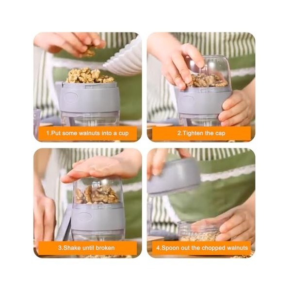 Sonhomay Hachoir manuel à manivelle pour fruits secs et noix de pécan