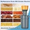 DETODDA 25L Moulin à céréales électrique Moulin à maïs Moulin agricole Moulin à céréales Machine pour céréales maïs blé fourr