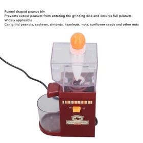 Beurrier électrique – Moulin à Sauce Sésame Antidérapant, Baratte à Beurre de Cacahuète, Broyeur à Grains Domestique pour Ara